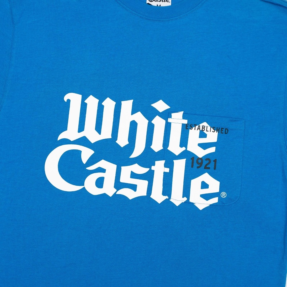 White Castle x Telfar Blue Staff Shirt Rare Size‎ M - Picture 2 of 8